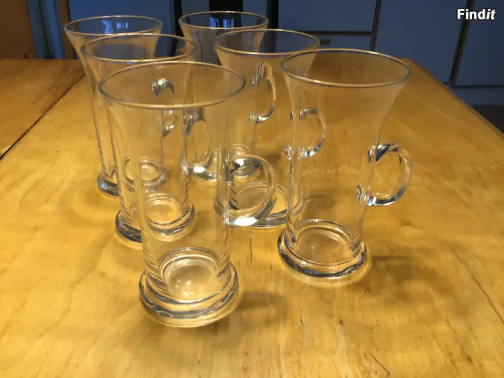Säljes Glas design Heikki Orvola Notsjö vintage 6st