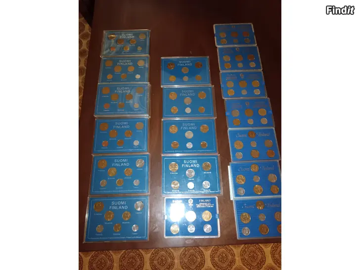 Säljes Finska samlarmyntserier