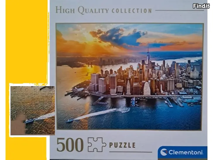 Säljes 4st Pussel 500/1000 bitar