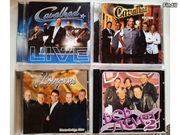 Säljes Cavalkad Claes Lövgrens Bob Stevens CD Dansband