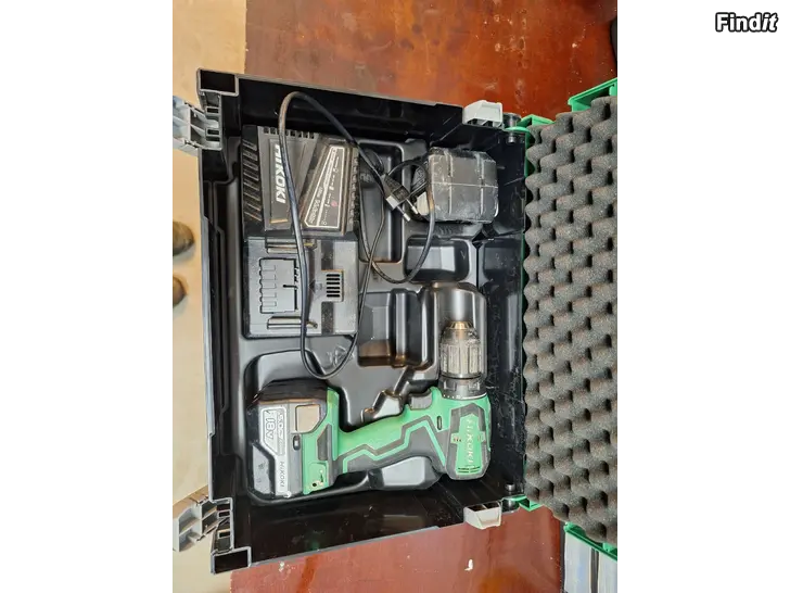 Myydään Elverktyg, hikoki skruvdragare paket m.m