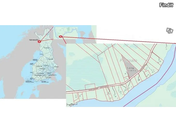 Myydään Kiinteistö Kurkkionrannassa, Enontekiön kunnassa