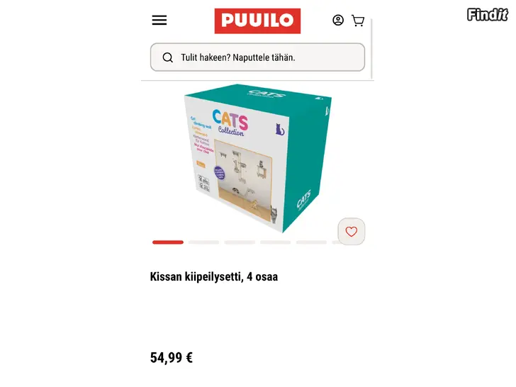 Säljes 2KPL Kissan Kiipeilysettiä