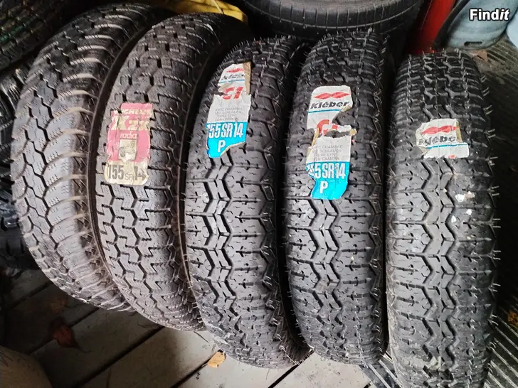 Myydään Veteraaniautoon kesäkumit 5 kpl