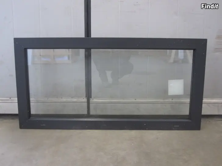 Säljes AK-78, PVC fönster 12x6 1190x590, 2K4 fast, Vit/Grå