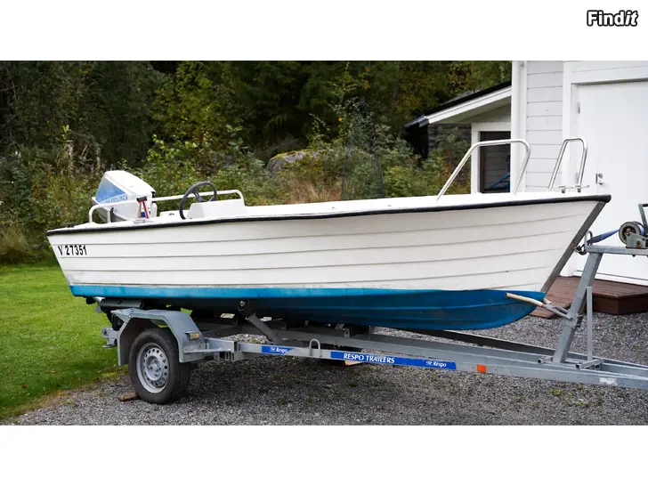 Myydään Kulla 450m + Suzuki DT40