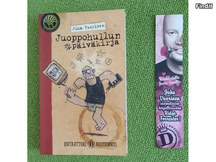 Myydään Juha Vuorinen Juoppohullun päiväkirja  -hinta 5e