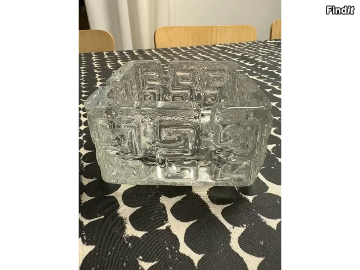 Myydään Vintage Taalari-sarjan tuhkakuppi, Riihimäen lasi