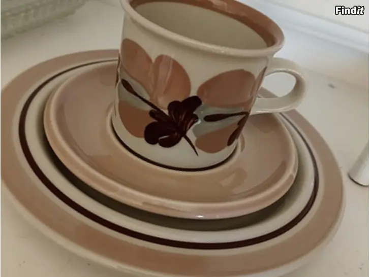 Myydään Arabia koralli kahvi astiasto