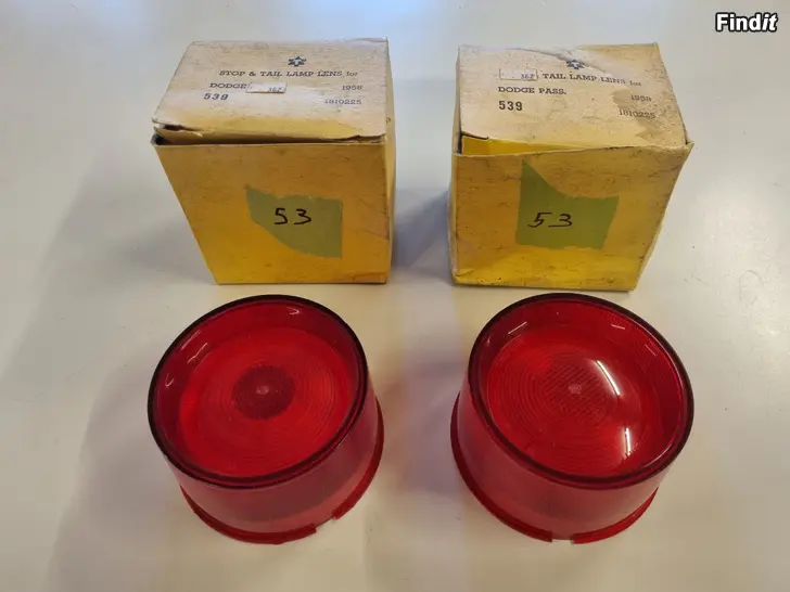 Säljes Dodge Coronet 1958 Takavalojen Linssit