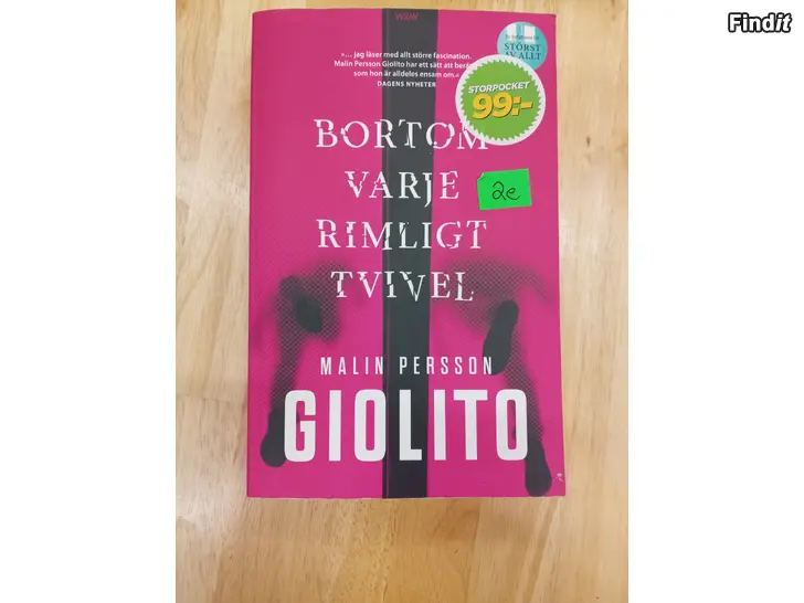 Säljes Storpocket Bortom varje rimligt tvivel