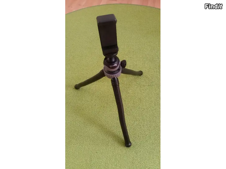 Myydään Celly Flexible tripod kolmijalka kännykkäteline hinta 12e