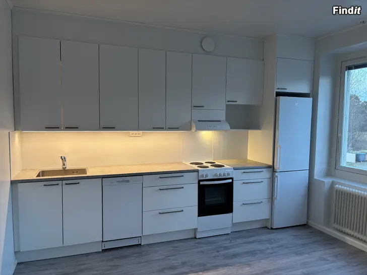 Uthyres Nyrenoverad lägenhet i Oravais centrum uthyres