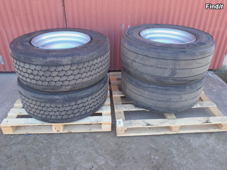 Säljes 385/55R22,5 käyt.  PYÖRÄT