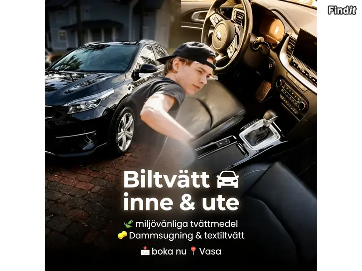 Säljes Biltvätt vasa