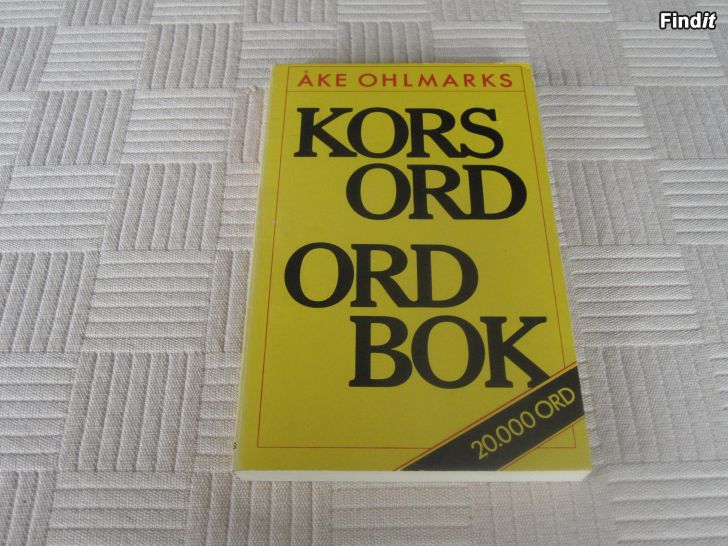 Säljes Korsord ordbokOhlmarks Åke