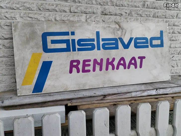 Myydään GISLAVED peltitaulu