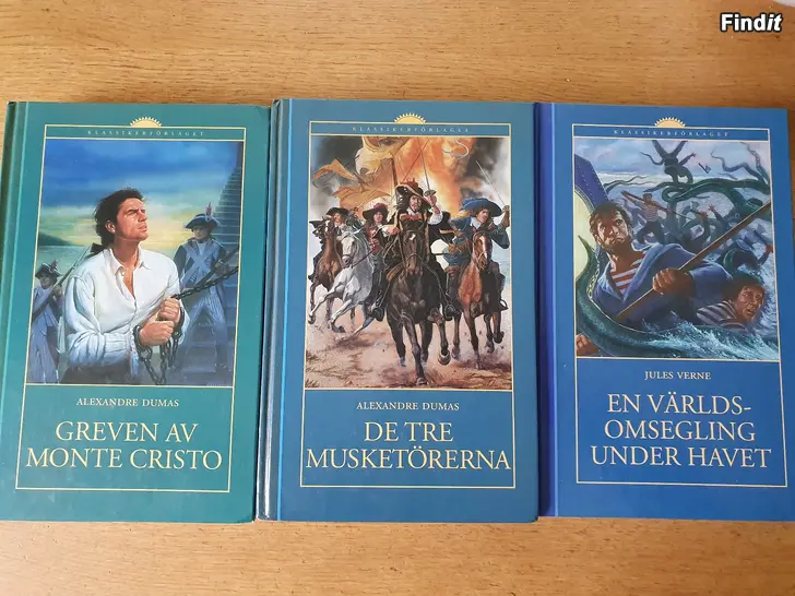 Säljes Bok-Greven av Monte Cristo mfl