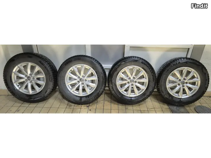 Säljes Audi Q5 17 originalfälgar + Bridgestone Noranza SUV dubbdäck 235/65 R17