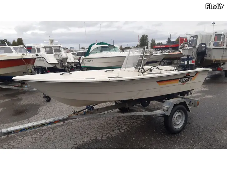 Myydään SUVI 4000 1998 + YAMAHA 20 2T 1985
