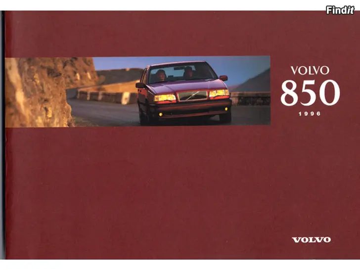 Säljes Volvo 850 1996 Instruktionsbok