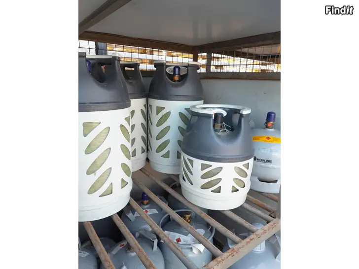 Myydään Kevyt komposiitti kaasupullo 10kg ja 5 kg edullisesti