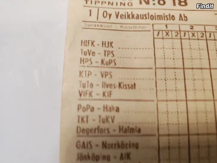 Myydään 1949, KTP-VPS ja VIFK-KIF, Kierros No 18