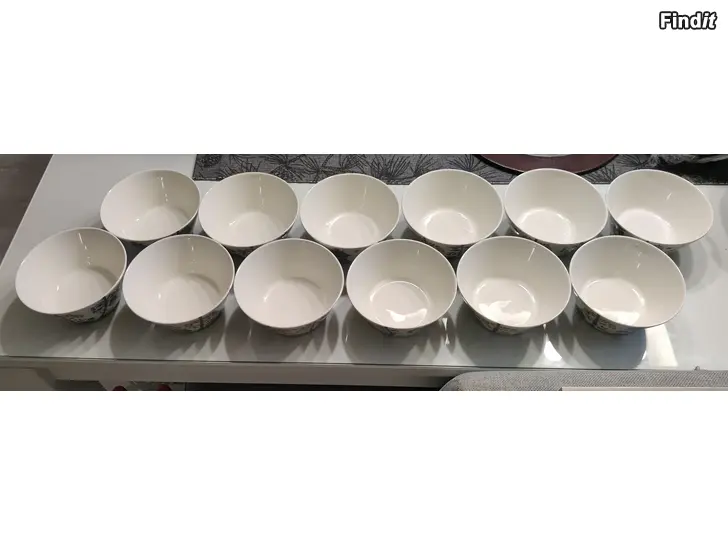 Säljes Iittala Taika kulho 0,6 l valkoinen 12kpl