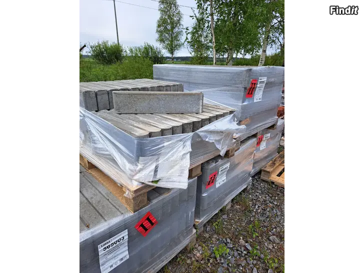 Myydään Harmaata reunakiveä II-laatu