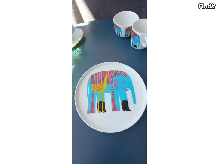 Säljes Marimekkos Oiva-set Karkuteillä i nyskick
