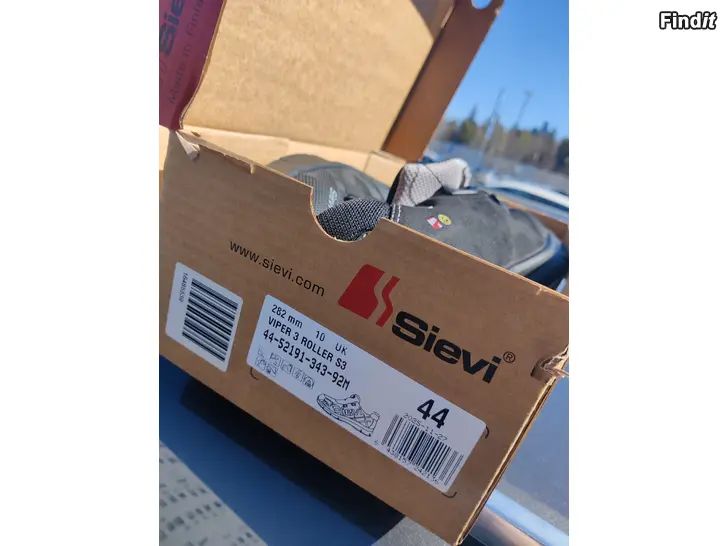 Myydään Sievi turvajalkine viper 3 Roller S3 UUDET