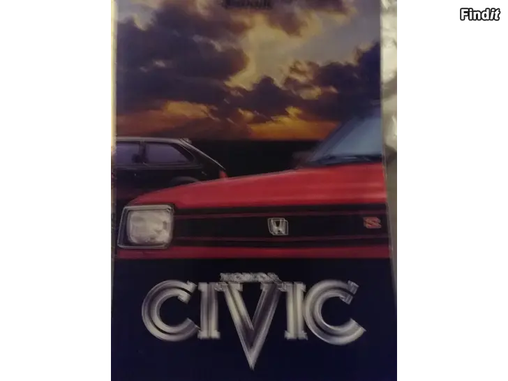 Myydään Honda Civic S esite 1982