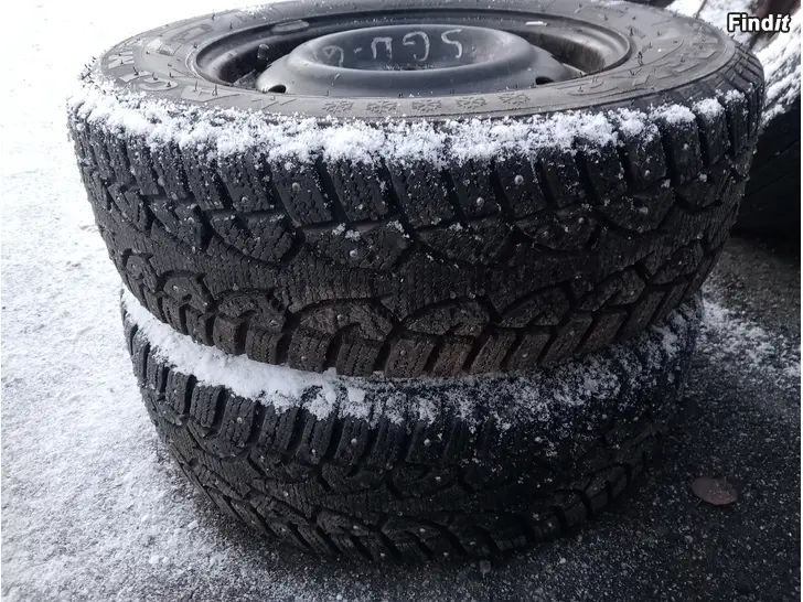 Myydään VAG vanteilla 5-100 nastat 185/65R14