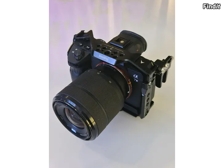 Säljes Sony A7III + Objektiv + Cage