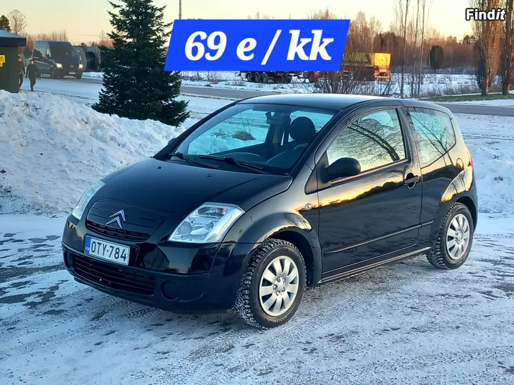 Myydään Citroen C2 1.1 Bensa Ilmastoitu VÄHÄN AJETTU