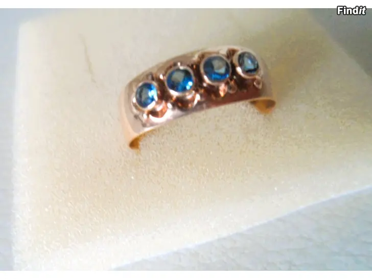 Myydään 14K Kultasormus Laine Harri koko 19 Vintage