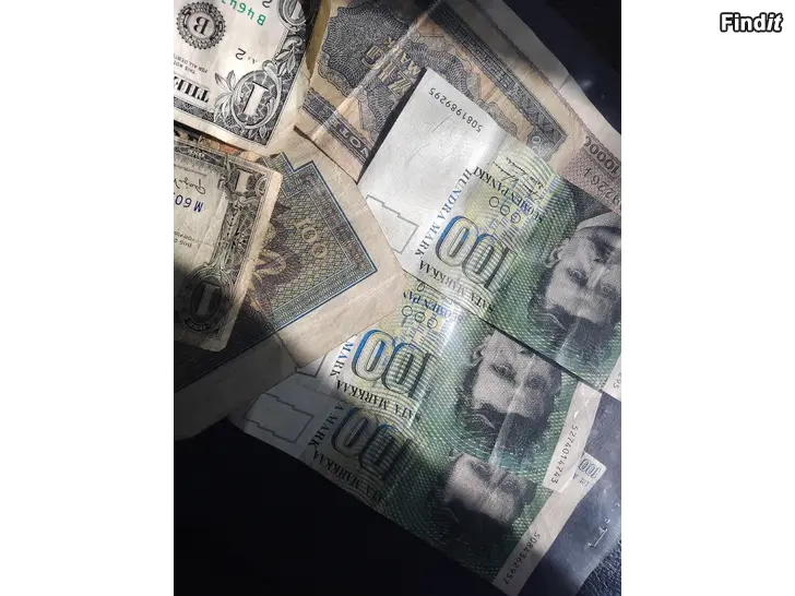 Myydään Seteleitä 100mk