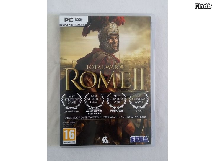 Myydään Videopeli Total War Rome 2, DVD-Rom, PC, kuin uusi, Sega