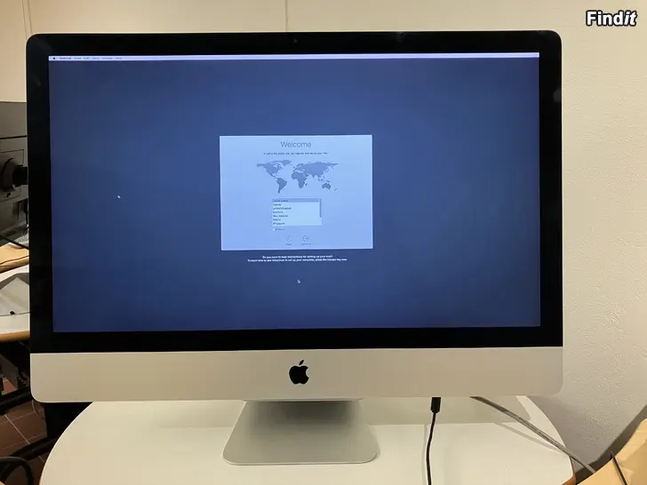 Säljes Apple iMac 27 Retina 5K Late 2015  i7 / 32GB / 500GB SSD
