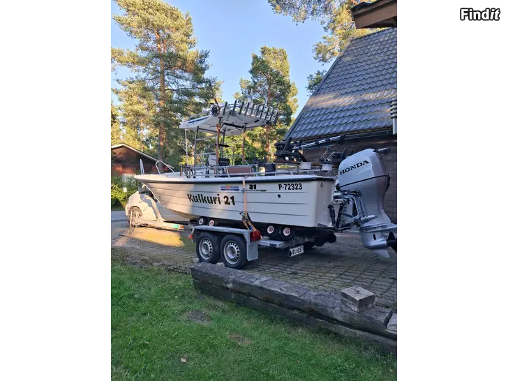 Myydään Kulkuri 21 + 100hv honda