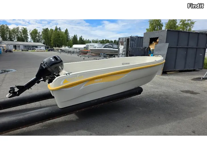 Myydään Terhi MoreFun + Mercury F9,9ML 2021