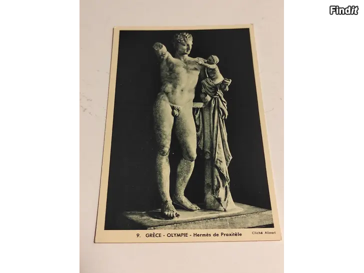 Myydään Vintage postikortti, Grece-Olympie