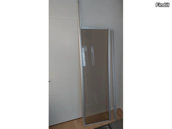 Säljes Duschvägg med brunt rökglas