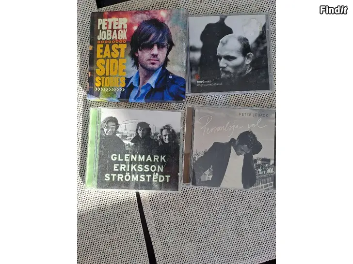 Säljes CD skivor Peter Jöback, Nordman, Glenmark Eriksson Strömstet, Roxette, Gyllene tider, Peter Nordvall