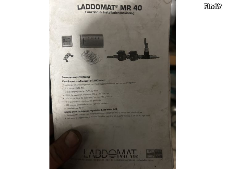 Myydään Laddomat mr 40 säljes