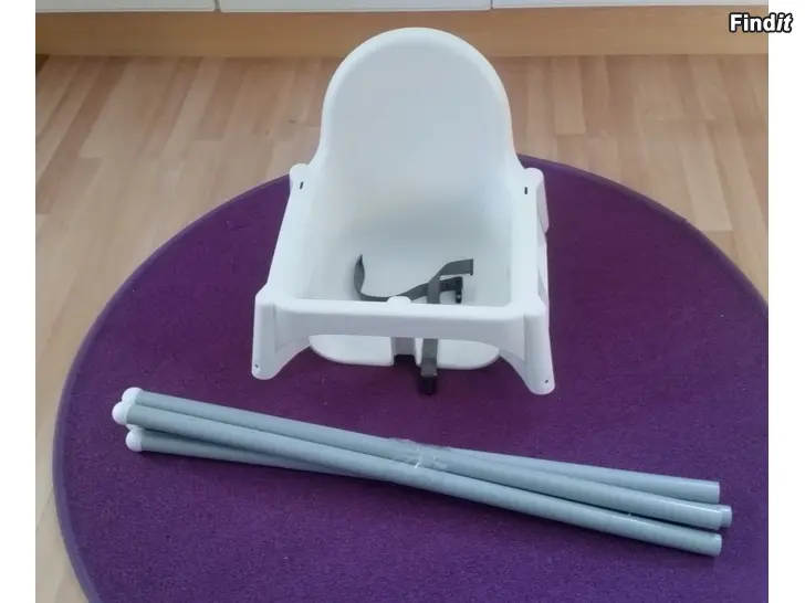 Myydään Ikea Antilop syöttötuoli valkoinen  -hinta 15e