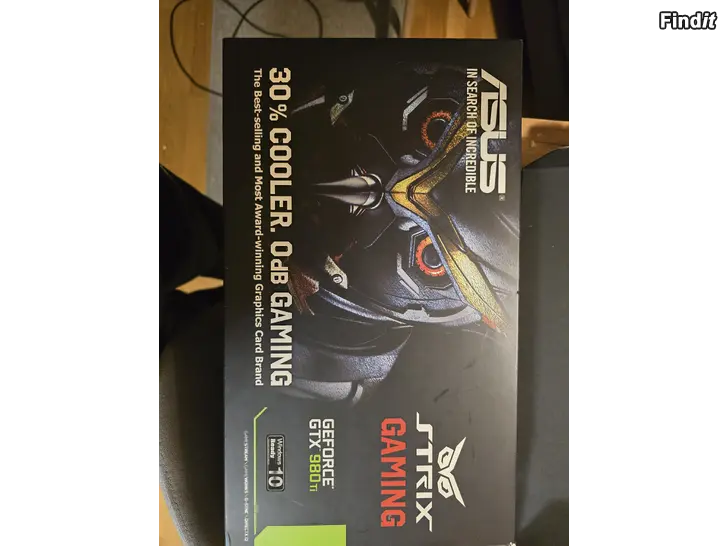 Säljes ASUS ROG Strix GeForce GTX 980 Ti  boxed, fint skick