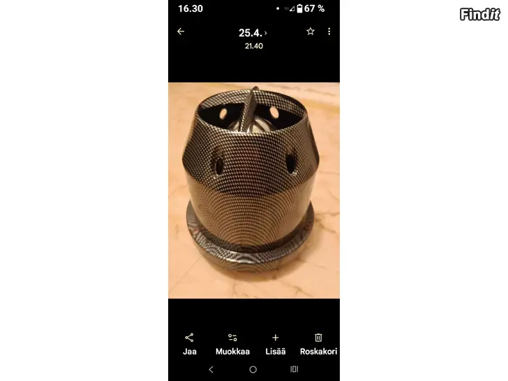 Myydään VAPAAVIRTAUSSUODATIN AUTOON