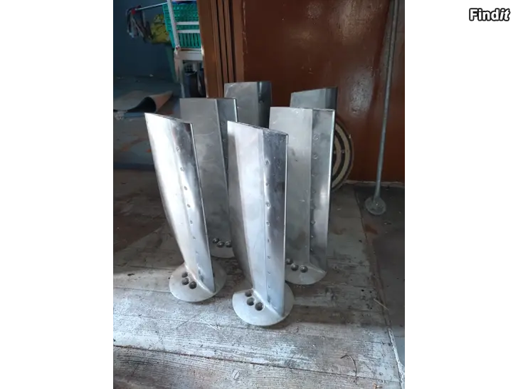 Säljes Turbinblad i högvärdigt aluminium med rostfri framkant