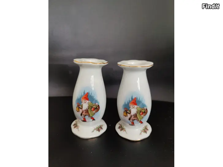 Säljes Apilanlehti ljusstakar 2 st